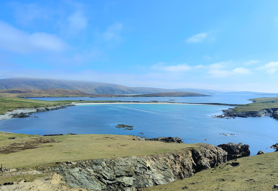 Exploring Burra's coastline