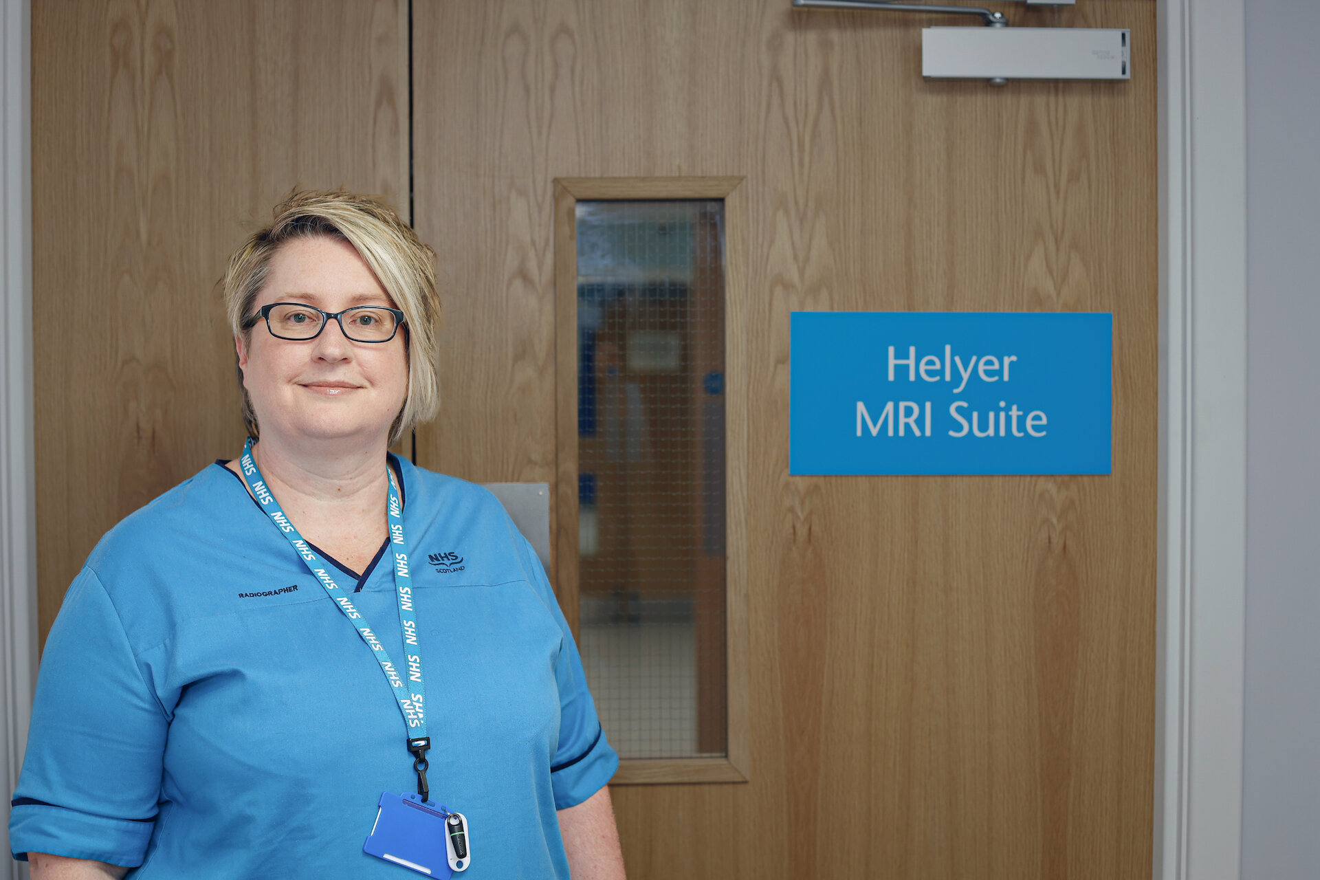 Emma Caffrey set up and coordinates Shetland's MRI service.