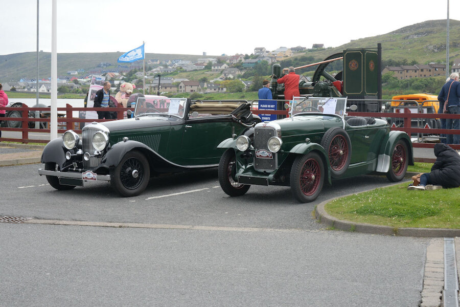 The 1935 3.5 litre Bentley and Alvis 12/60 (Courtesy Alastair Hamilton)