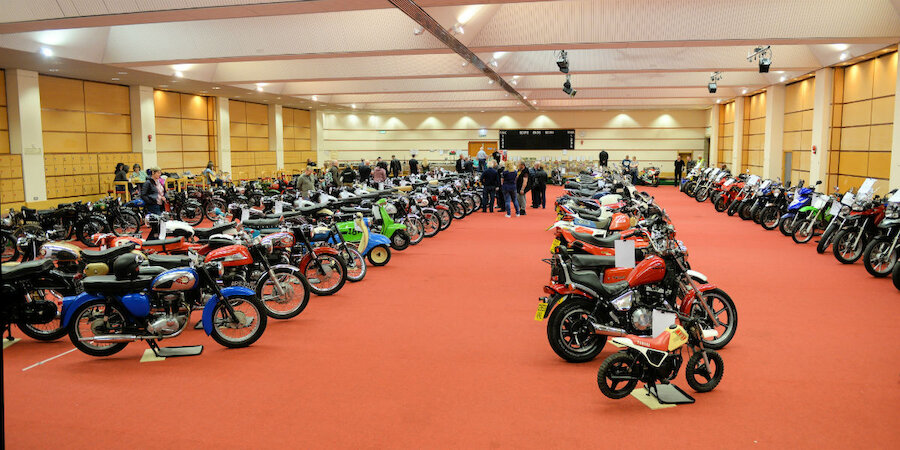 There was a really impressive display of motorbikes (Courtesy Alastair Hamilton)