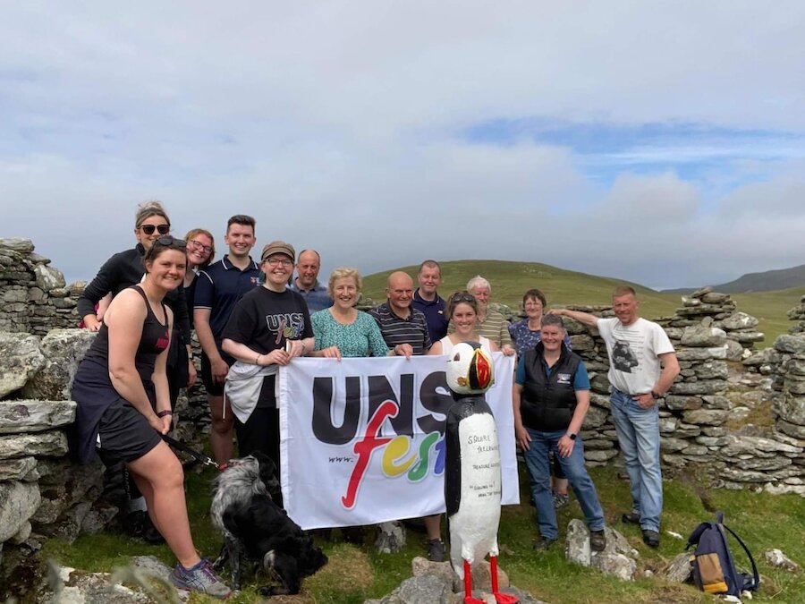 Unst Fest is one of the community organised events that attracts people to the island.
