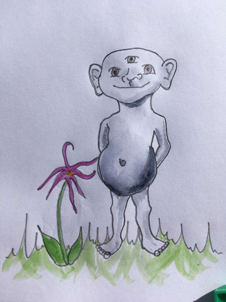 A trow as interpreted by Marjolein Robertson.