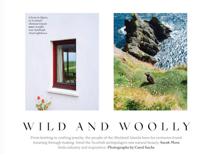 Travel + Leisure: Wild and Woolly