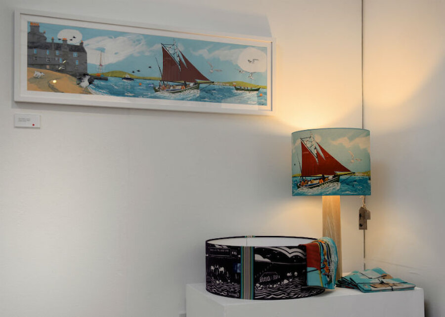 Gillian Bridle draws on Shetland imagery for her work (Courtesy Alastair Hamilton)