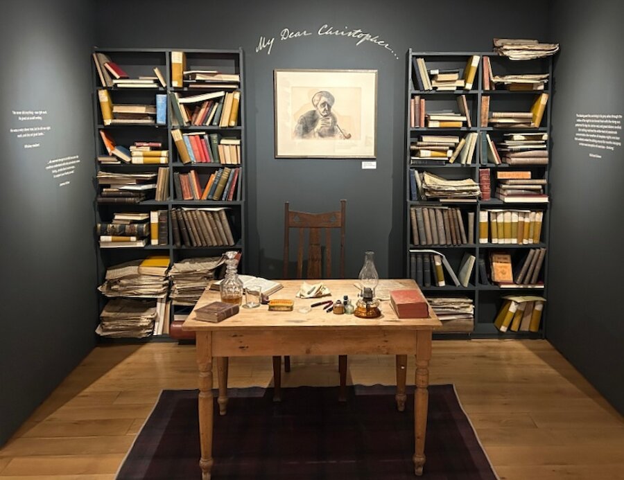 An impression of Macdiarmid's study. | Alastair Hamilton