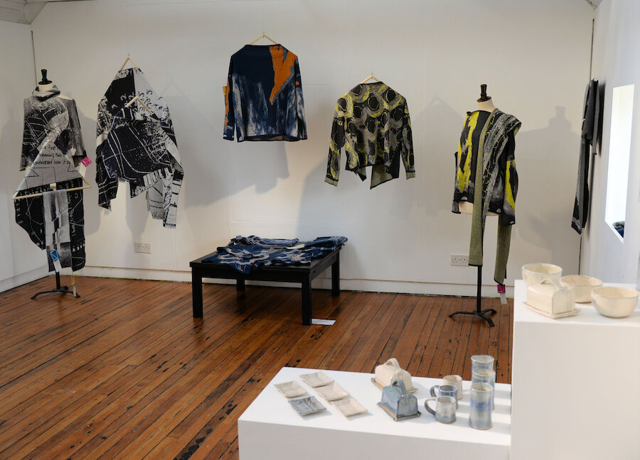 Textiles and pottery are featured in the second 'Shetland Made' show at the Bonhoga Gallery (Courtesy Alastair Hamilton)