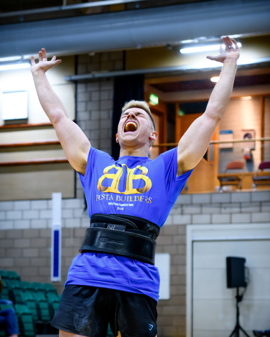 The UK's strongest man under-70kg, Cameron Nisbet