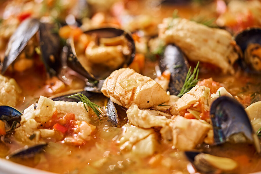 Mary's simple Shetland fish stew