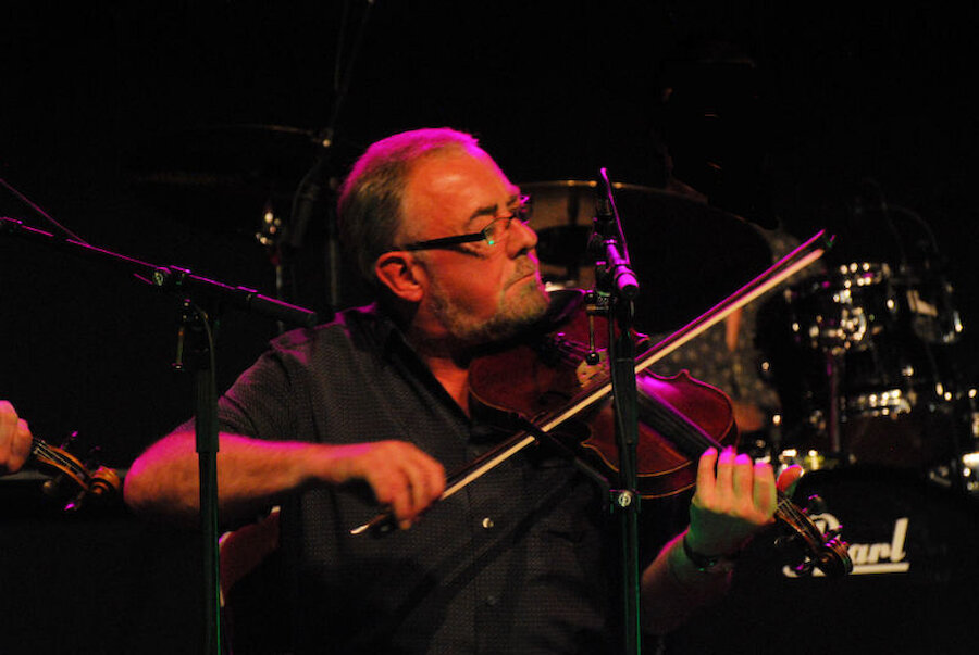 Aly Bain, whose fiddle playing has brought Shetland music to audiences all round the world (Courtesy Alastair Hamilton)