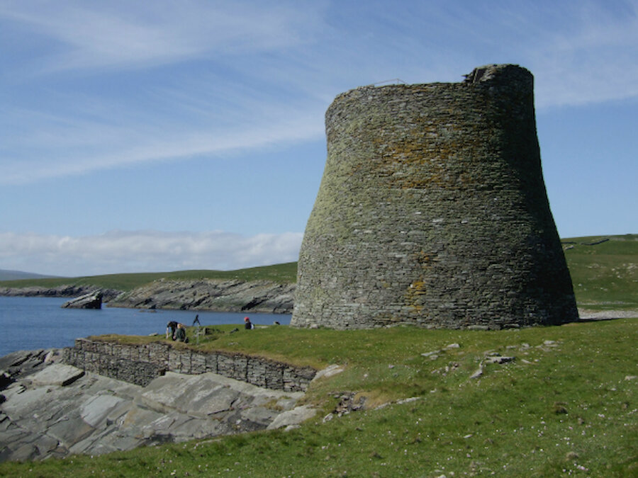Mousa Broch is an astonishingly complete survival, the best of its kind anywhere (Courtesy Alastair Hamilton)