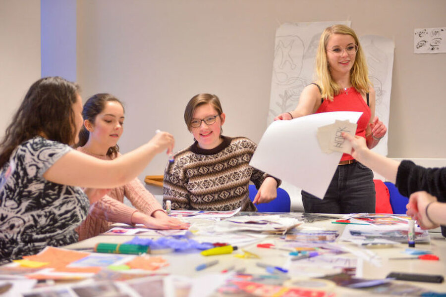 The young design team took part in three weekend workshops (Courtesy V&A Dundee)
