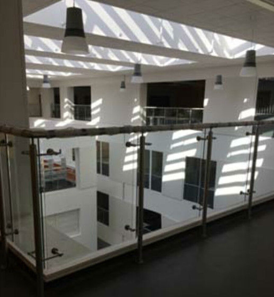 The central atrium in the new school (Courtesy Shetland Islands Council)
