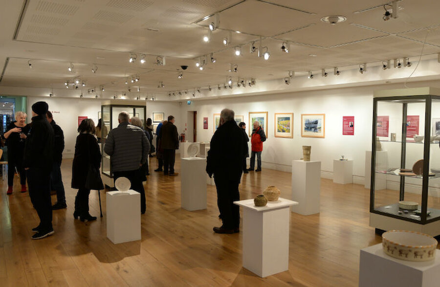 The exhibition has attracted a steady stream of visitors (Courtesy Alastair Hamilton)