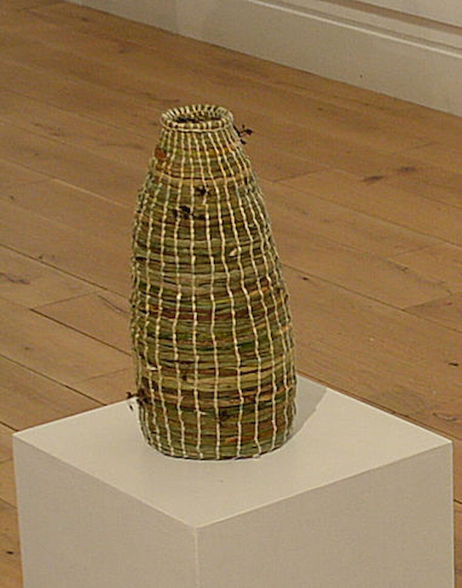 Another of Jeanette's basketry pieces.