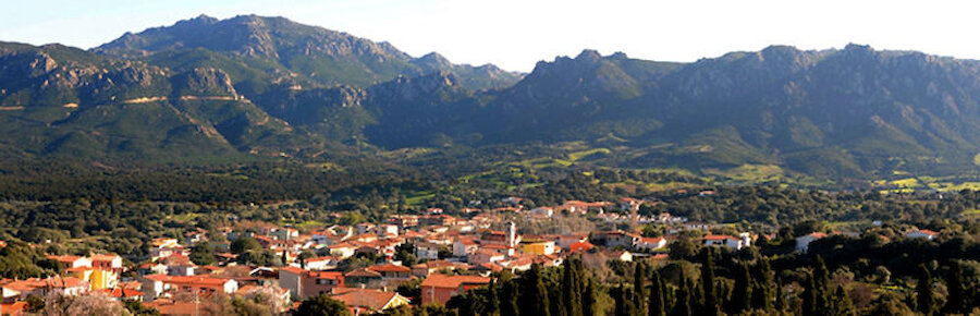 A view of Padru, Sardinia (Courtesy Comune di Padru)