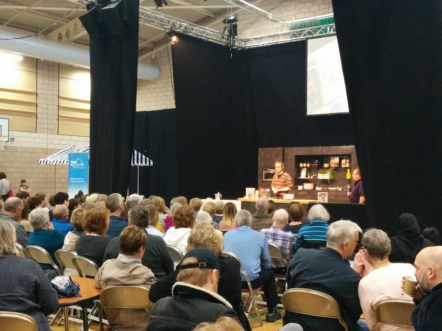 The Food Theatre was a very popular highlight (Courtesy Taste of Shetland)