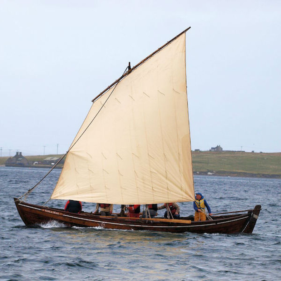 Trips on the Museum's sixareen feature in the programme (Courtesy Shetland Amenity Trust)