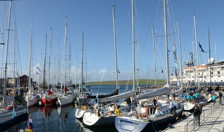 International yacht races bring extra colour to Lerwick's harbour (Courtesy Alastair Hamilton)