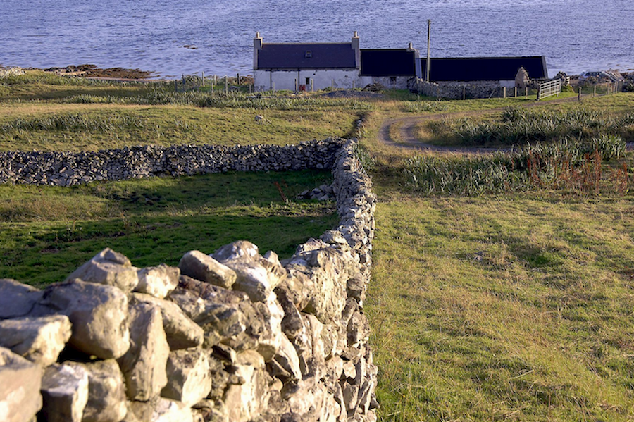 A shoreside cottage at Bridge of Walls (Courtesy Promote Shetland)