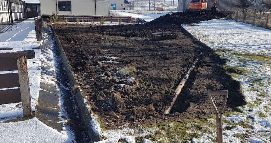Brae High School wants to build a polycrub (a Shetland greenhouse), providing an outdoor learning space (Courtesy Shetland Islands Council)