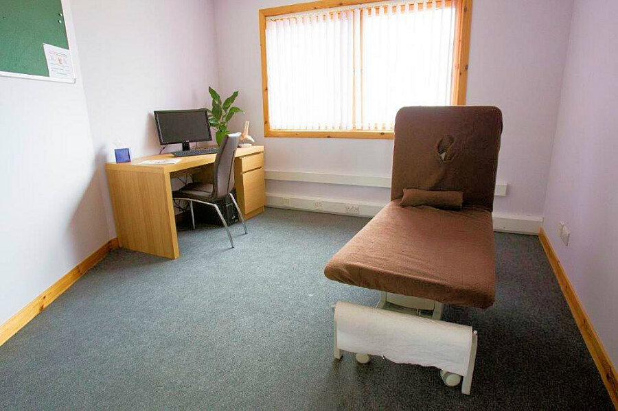 One of the treatment rooms at the clinic. (Courtesy Injury Shetland)