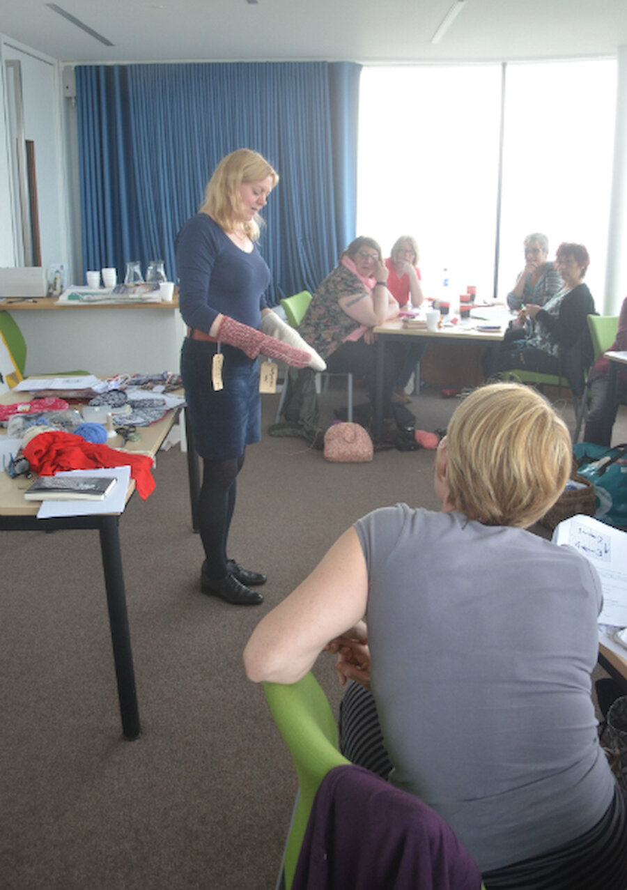 While staying at Sumburgh, Carla led a workshop in the lighthouse.