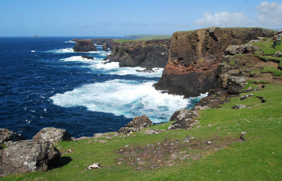 The cliffs at Eshaness are undoubtedly a Shetland highlight.