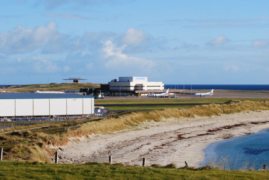 If you're travelling to Shetland and choose to fly, you'll land at Sumburgh Airport.